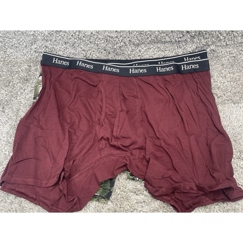 Men’s Hanes Originals Soft Stretch Boxer Brief 3 Pack 3XL Multicolor New No Tags - Picture 8 of 10